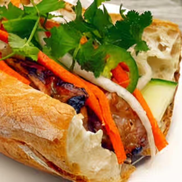 Grilled Pork Sandwich.