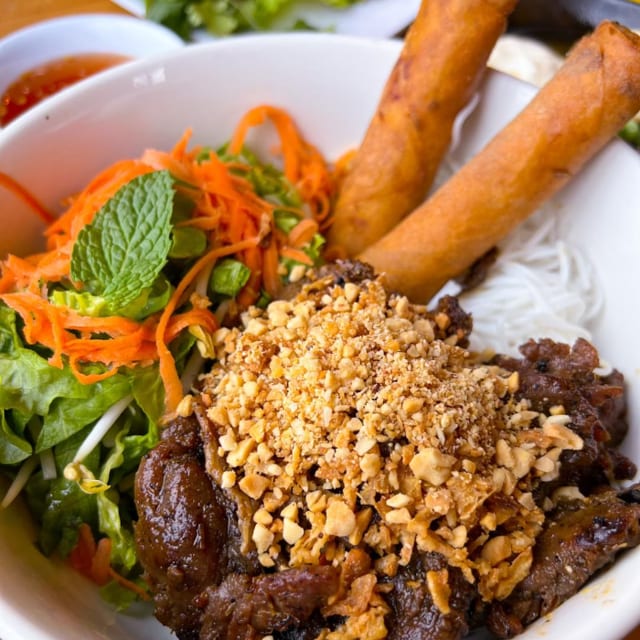 Char-Grilled Pork Vermicelli Bowl.