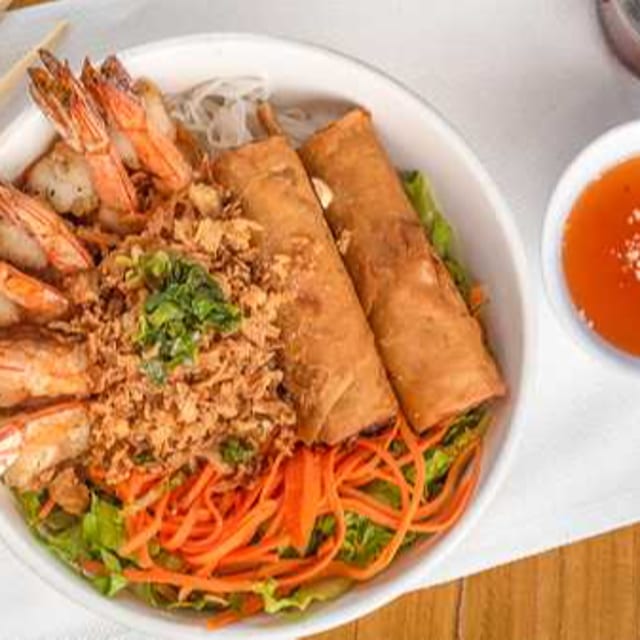 Char-Grilled Shrimp Vermicelli Bowl.