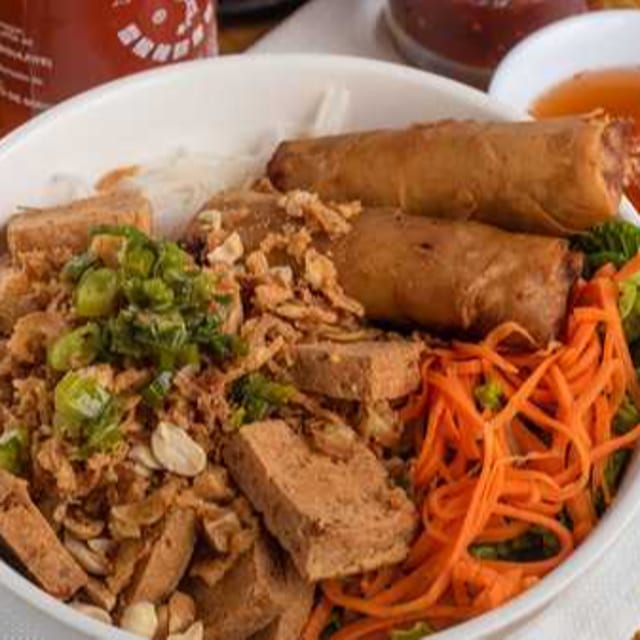 Char-Grilled Tofu Vermicelli Bowl.