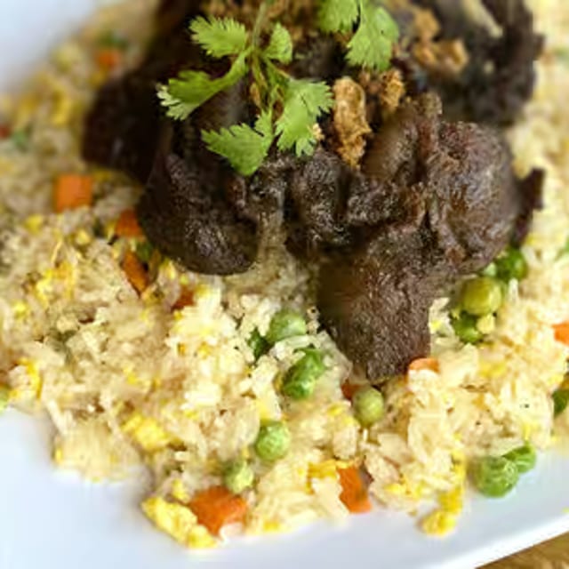 Fried Rice - Halal Beef Filet Mignon.