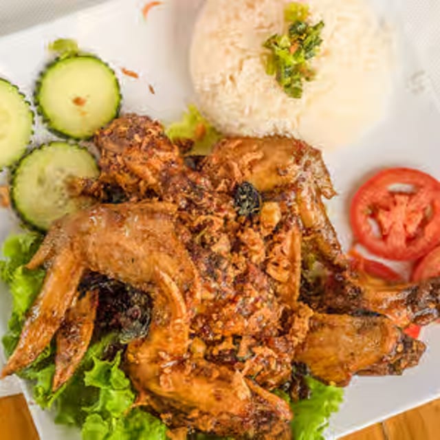 Garlic Basil Chicken Wings.