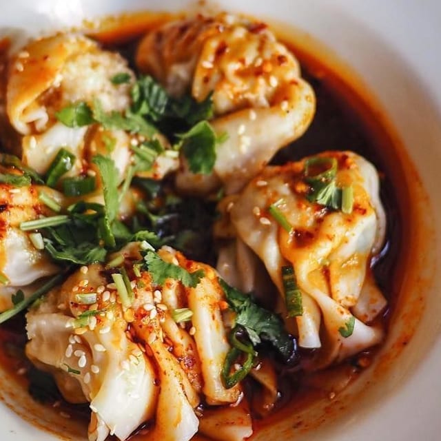 New! Chili Dumplings.