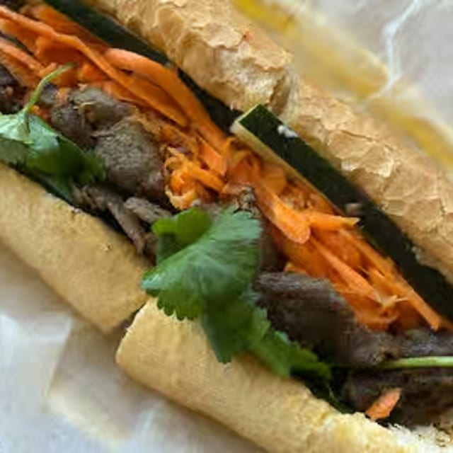 Sandwich - Grilled Halal Beef Filet Mignon.